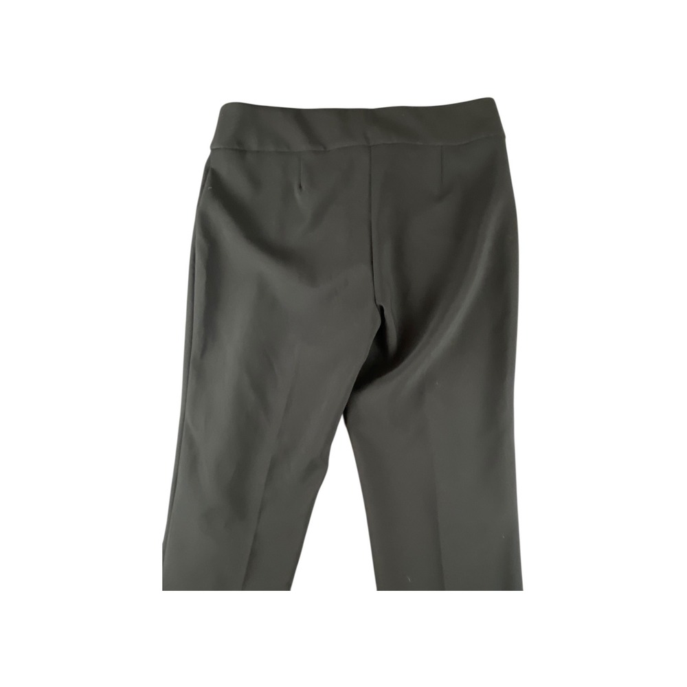 Jones Studio Womens Black Straight Leg Dress Pants Gold Button Detail Size 12 - Picture 8 of 8
